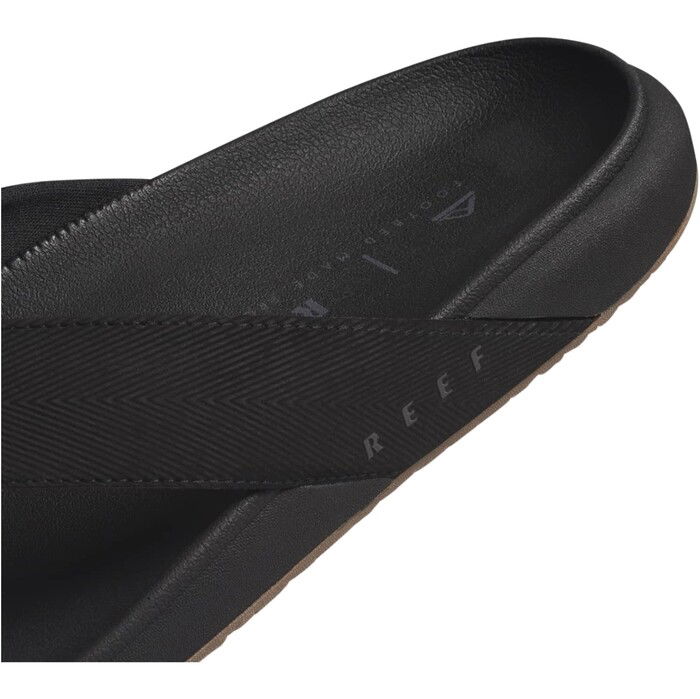 2024 Reef Hombres The Raglan Flip Flop Sandalia CJ3889 - Black / Gum